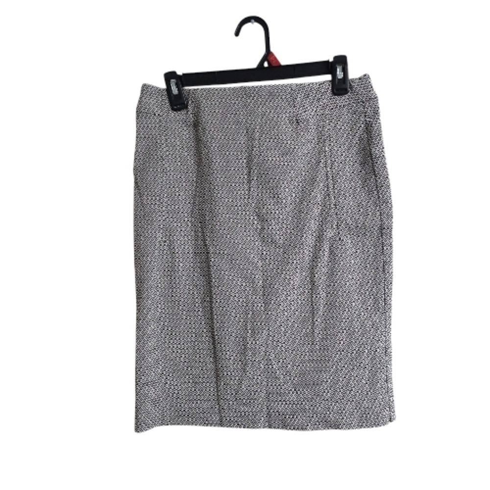Cato Black and White Patterned Skirt